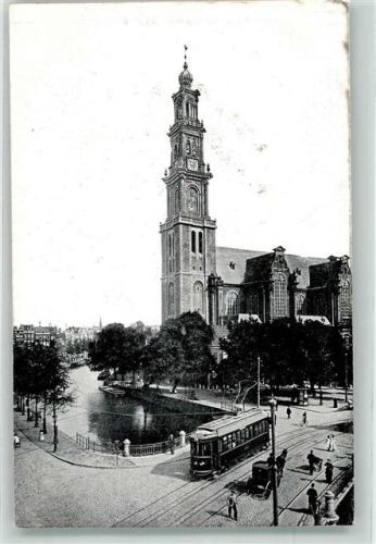 Amsterdam Straßenbahn Prinsengracht Westertoren