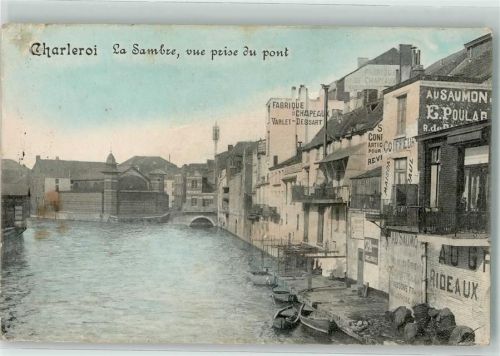 Charleroi Hafen Feldpost WK I I.Reser.Korps
