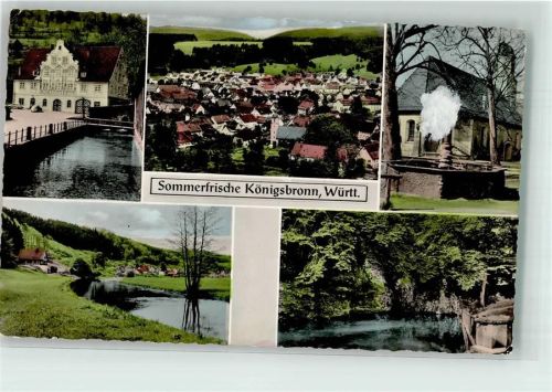 Königsbronn Rathaus Ev. Klosterkirche Brunnen Brenztopf