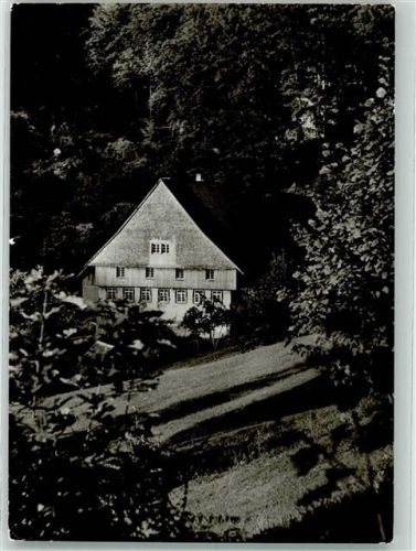 79263 W7809 Obersimonswald Foto AK Gasthaus Wolfhof Fotograf Hettich