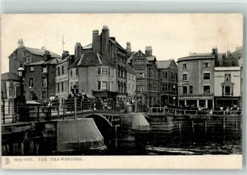 Scarborough 1928 Drawbridge Whitby Foto AK