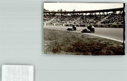 Hockenheim Motodrom Motarrad Ort handschriftlich Foto Original aus Archiv eines Ansichtskartenverlags
