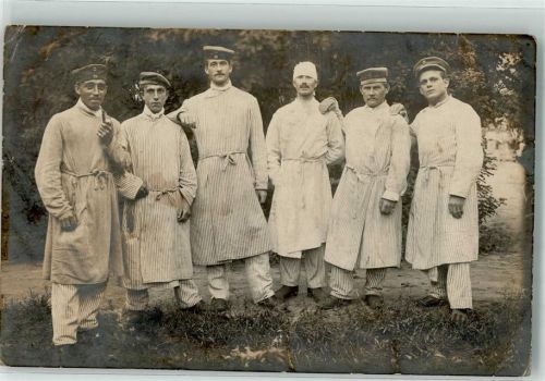 Gumbinnen 1917 Feldpost WK I Uniform Foto AK