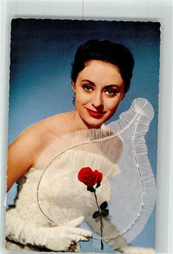Foto A. Grimm Caterina Valente Fächer Rose