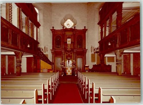 Gelnhausen Kirche Schlosskapelle Ort handschrfitlich Foto Original aus Archiv eines Ansichtskartenverlags