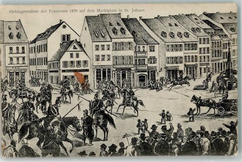 St. Johann Gefangennahme der Franzosen auf dem Marktplatz