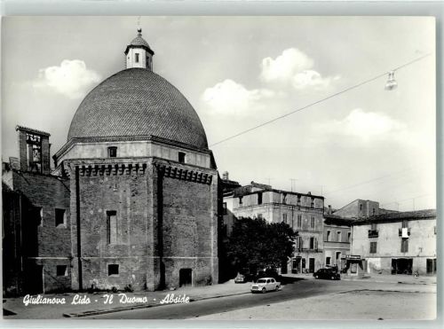 64021 Giulianova Foto AK Il Duomo Auto Kirche