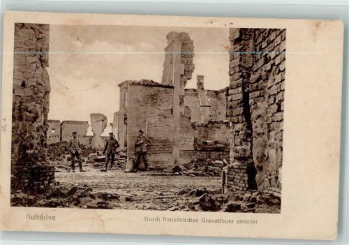 Auberive 1916 Feldpost WK I Feldlazerett 3 IX.A.K.