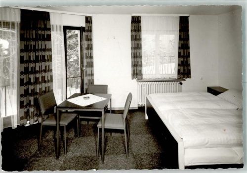 Birkenstein Gästezimmer im Gutenberg-Heim Foto Orginal aus Archiv eines Ansichtskartenverlags Ort handschriftlich