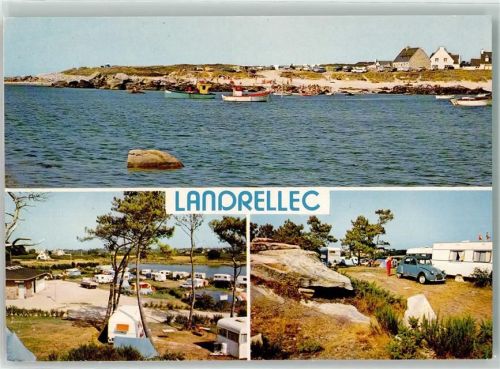 Pleumeur-Bodou Campingplatz Schwimmbad Strand Auto