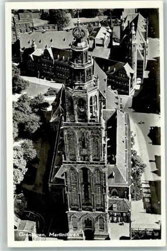Groeningen Fliegeraufnahme KLM Martintoren Kirche