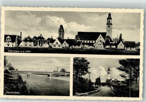Vöhringen Illerbrücke Illerstraße Michaelskirche Kirche Heilige Maria
