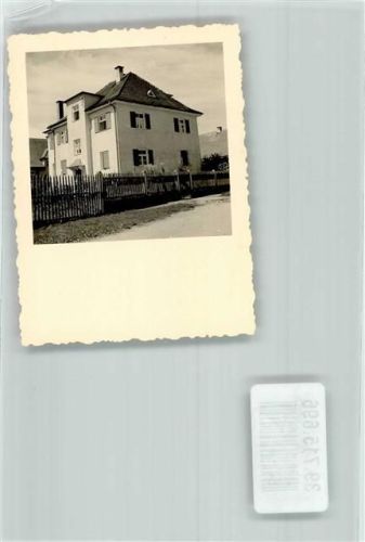Weißenhorn Wohnhaus Zaun Ort handschriftlich Foto Original aus Archiv eines Ansichtskartenverlags