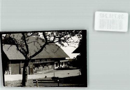 Buchenberg Fachwerk-Bauernhof Foto Original aus Archiv eines Ansichtskartenverlags Ort handschriftlich