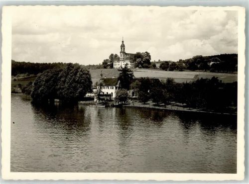 Birnau Kloster Ort handschriftlich Foto Original aus Archiv eines Ansichtskartenverlags