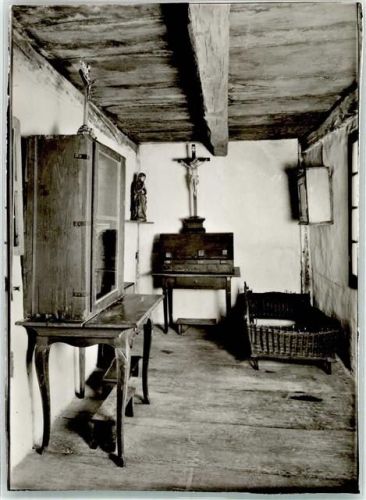 Dülmen Augustinerkloster Leidenszimmer der A. K. Emmerick Kreuz Bett Tisch