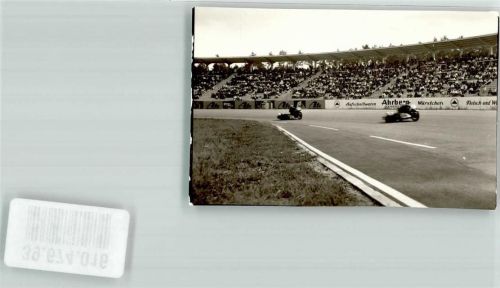 Hockenheim Motodrom Motarrad Ort handschriftlich Foto Original aus Archiv eines Ansichtskartenverlags