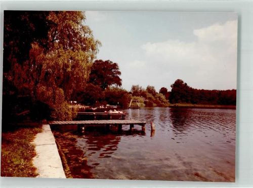 Seedorf Schwimmbad Ort handschriftlich Foto Original aus Archiv eines Ansichtskartenverlags
