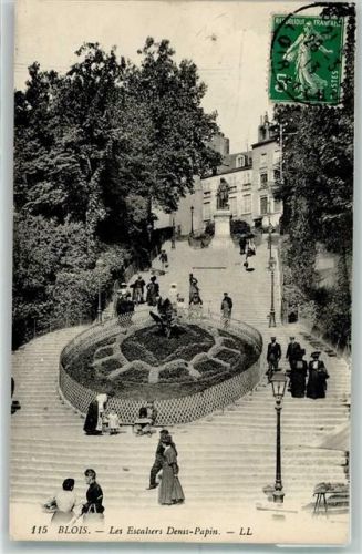 Blois Denkmal Les Escaliers Denis-Papin