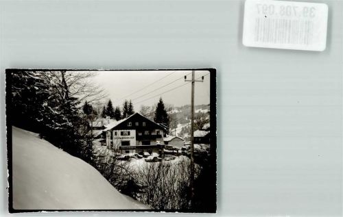 Bühl Gasthaus Geschender Hof WinterFoto Original aus Archiv eines Ansichtskartenverlags