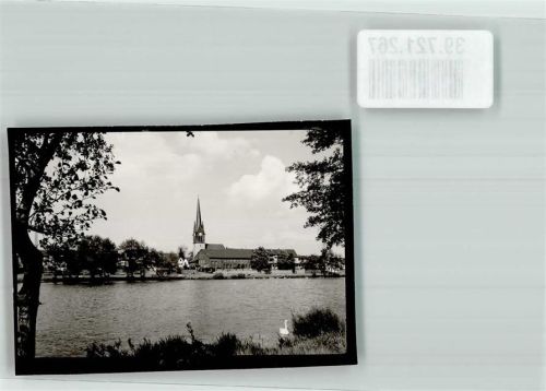 63477 W6457 Dörnigheim FOTO KEINE AK Kirche Ort handschrifrlich Foto Original aus Archiv eines Ansichtskartenverlags