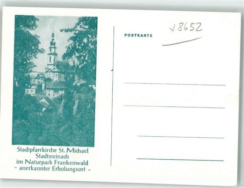 Stadtsteinach Stadtpfarrkirche St. Michael Naturpark Frankenwald