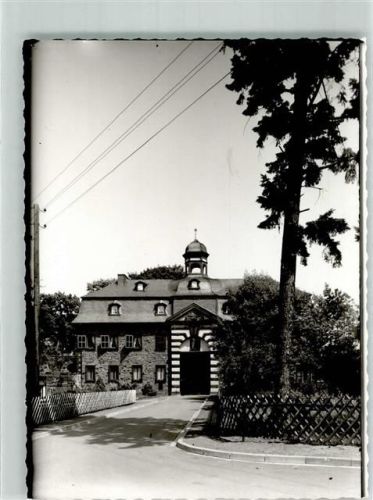 Burgbrohl Burg Ort handschriftlich Foto Original aus Archiv eines Ansichtskartenverlags