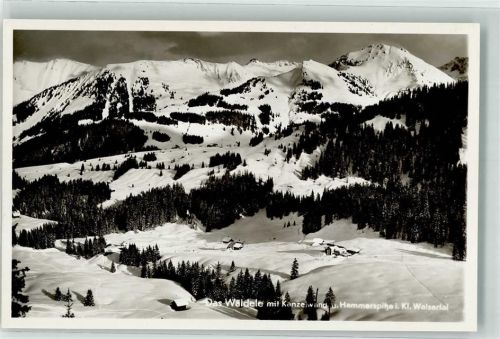 Schwarzwasserhütte Wäldele Kanzelwand Hammerspitze Winter