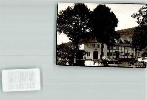 Glashütte Hotel zur Herlingsburg Foto Original aus Archiv eines Ansichtskartenverlags Ort handschriftlich