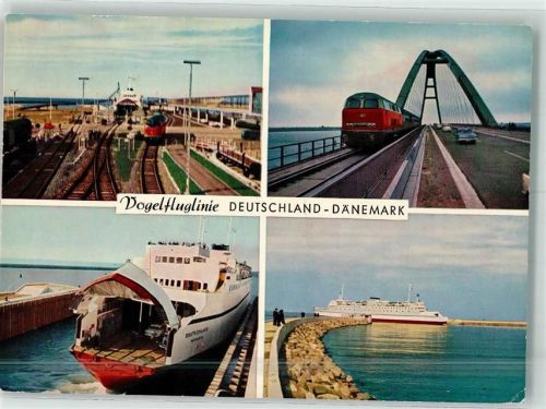 Puttgarden Fähranlage Bahnhof u. Hafen Fehmarnsundbrücke