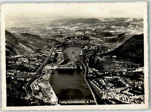 Usti nad Labem Fliegeraufnahme