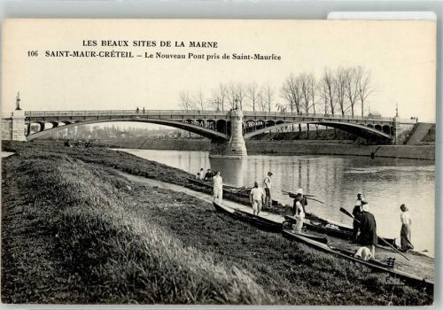 Saint-Maur-des-Fosses 1912 Saint-Maur - Créteil Pont Saint-Maurice