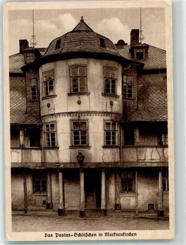 Markneukirchen Paulus-Schlösschen Heimatschutzpostkarte Dresden