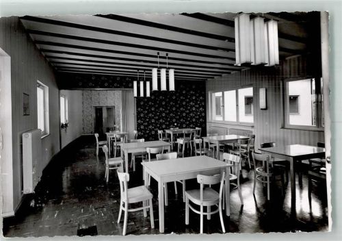 Langenaubach Foto Original aus Archiv eines Ansichtskartenverlags Schullandheim Ort handschriftlich