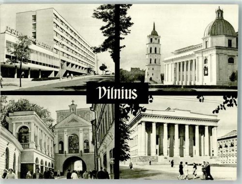 Wilna Vilnius - Kirche Hotel Gintaras Denkmal Ausra Tor