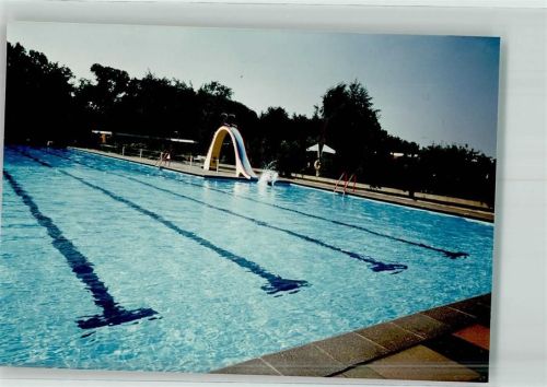 Albersdorf Schwimmbad Ort handschriftlich Foto Original aus Archiv eines Ansichtskartenverlags