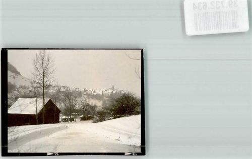 31606 W3079 Schwalenberg FOTO KEINE AK Verschneite Straße außerhalb des Ortes im Winter Foto Original aus Archiv eines Ansichtskartenverlags Ort handschriftlich