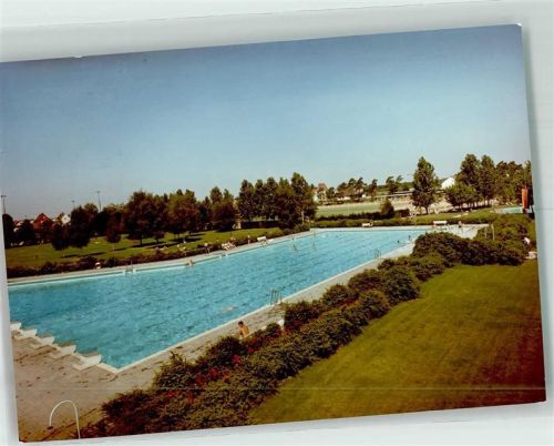 Griesheim Schwimmbad Freibad Foto Original aus Archiv eines Ansichtskartenverlags Ort handschriftlich