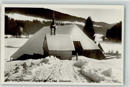 Bärental Bruderhalden Winter Kapelle