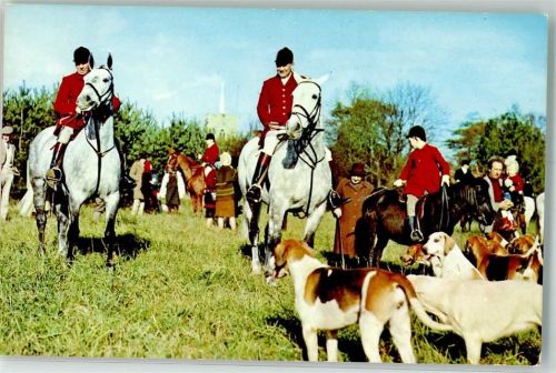 An English Hunting Scene Rotröcke