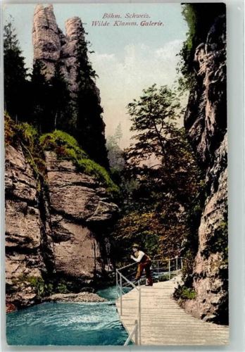 Hrensko Böhmische Schweiz wilde Klamm