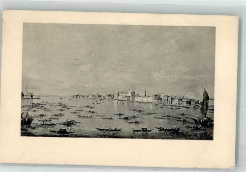 Cambridge 1936 sign. Guardi, F. Blick auf Venedig Fogg Art Museum