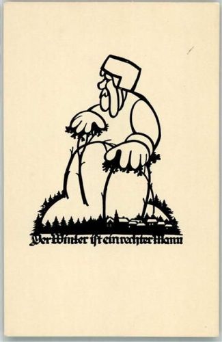 Der Winter ist ein rechter Mann