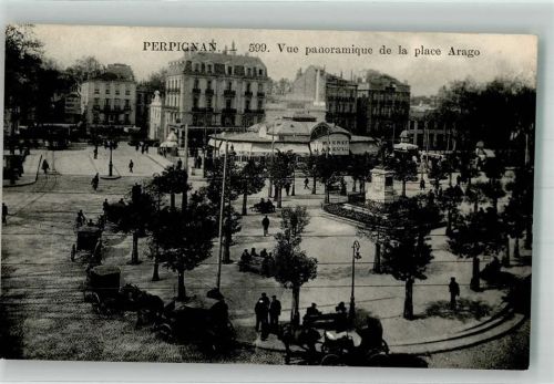 Perpignan Denkmal Place Arago