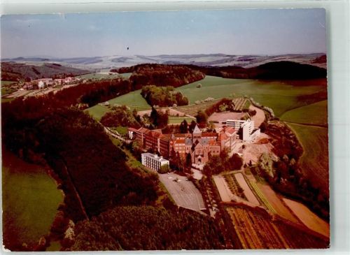 St. Wendel Fliegeraufnahme vom Missionshaus Internat und Wendelinushof Foto Original aus Archiv eines Ansichtskartenverlags