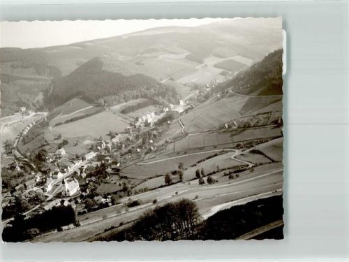 Ramsbeck Foto Original aus Archiv eines Ansichtskartenverlags Vogelschau Ort handschriftlich