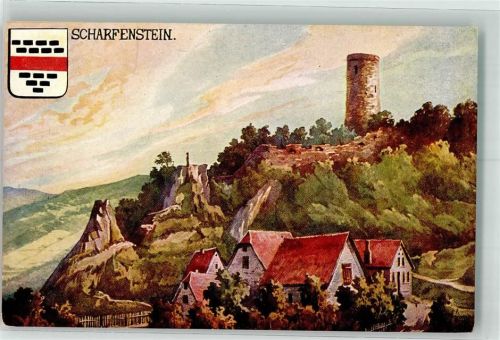 Kiedrich sign. Rothgeb. Gg. Burg Scharfensein