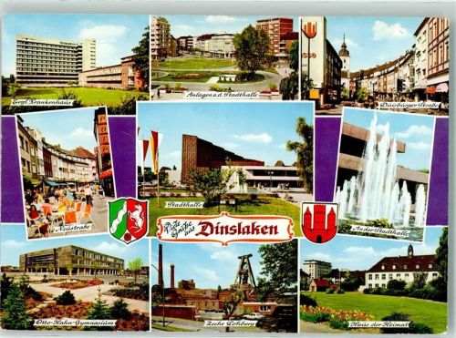 Dinslaken Ev. Krankenhaus Stadthalle Zeche Lohberg Otto-Hahn-Gymnasium