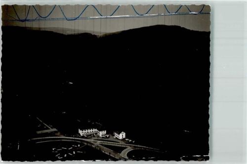 Nonnweiler Fliegeraufnahme der Kuranlagen Foto Original aus Archiv eines Ansichtskartenverlags Ort handschriftlich Farbstriche im Bild