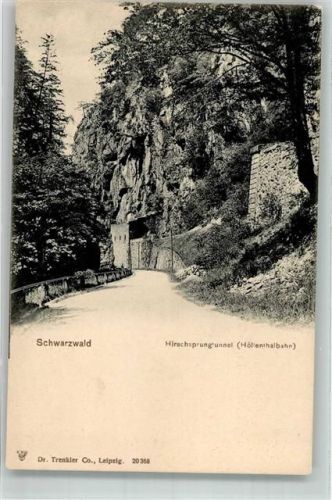 Buchenbach Hirschsprungtunnel im Höllental Verlag Dr. Trenkler Co. 20368